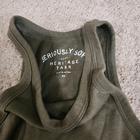 Aeropostale Pink Lace Detail Tank Top And Green Bundle - Picture 5 of 5